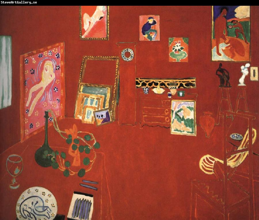 Henri Matisse Red studio